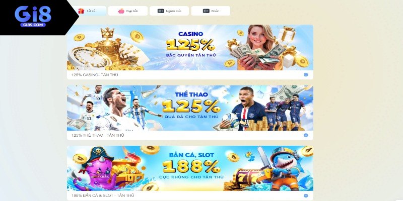 GI8 - Link Trang Chủ Nhà Cái gi8 bet #1 VN | Đăng Ký +88K Ưu đãi phong phú dành cho người chơi Gi8 mới